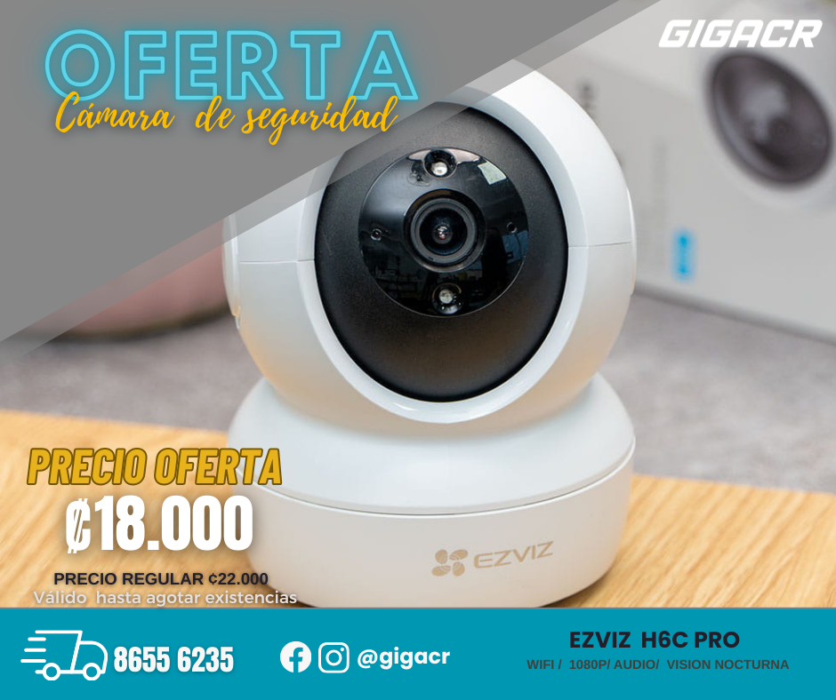 Oferta: Cámara de vigilancia   EZVIZ H6C PRO 1080P